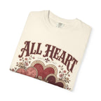 All Heart Vintage Floral Tee — "All Heart" Graphic T-Shirt