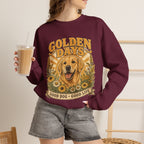 Sweatshirt — "Golden Days: Good Dog • Good Life" Retro Golden Retriever Crewneck