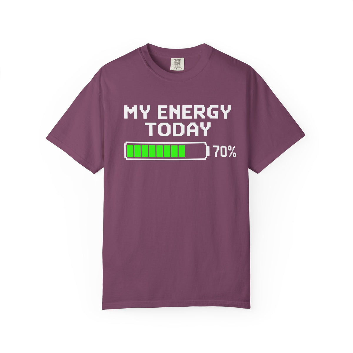 Loading Bar T-Shirt — Minimal Neon Green Progress Graphic Tee