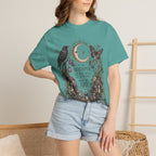 Whisper of the Wild T-Shirt — Moon, Raven & Mushroom Nature Graphic