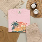 Honeymoon Mode T-Shirt — Tropical Sunset Couple Vacation Tee