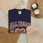 All Heart Vintage Floral Tee — "All Heart" Graphic T-Shirt