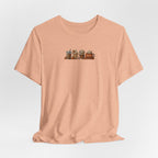 Coffee Crew Cute Graphic Tee — Espresso, Latte & Mocha Cartoon Shirt