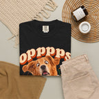 Oops Puppy T-Shirt — Cute Dog Spilling Coffee Graphic Tee