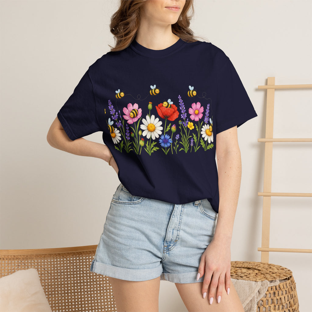 Wildflower Bee Garden T-Shirt