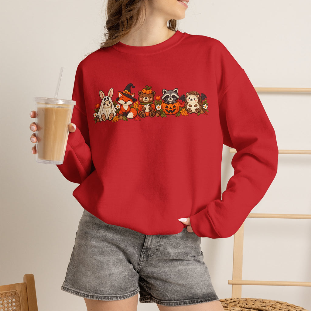 Cute Fall Animals Crewneck Sweatshirt