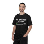 My Energy Today 10% T-Shirt — Low Battery Funny Graphic Tee