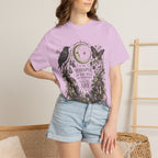 Whisper of the Wild T-Shirt — Moon, Raven & Mushroom Nature Graphic