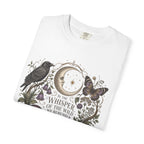Whisper of the Wild T-Shirt — Moon, Raven & Mushroom Nature Graphic