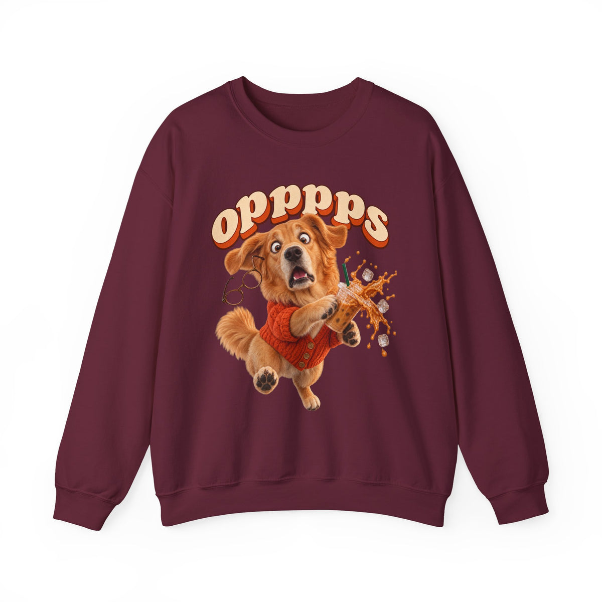 Oops! Puppy Mess Graphic Sweatshirt