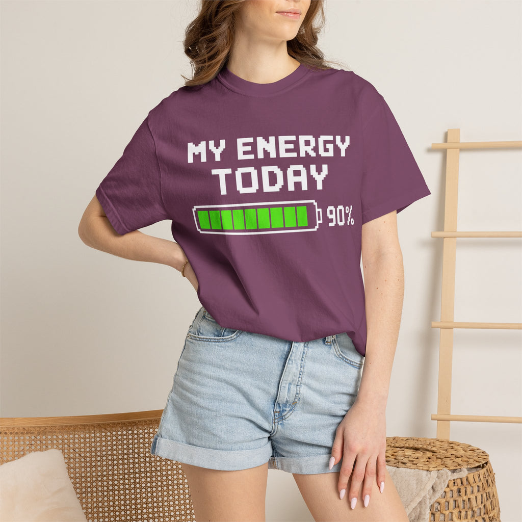 My Energy Today 90% Battery Graphic T-Shirt