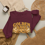 Sweatshirt — "Golden Days: Good Dog • Good Life" Retro Golden Retriever Crewneck