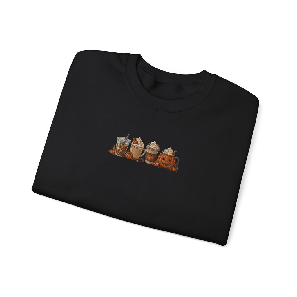 Cozy Camping Crewneck Sweatshirt — Niedliches Cartoon-Lagerfeuer-Freunde-Design
