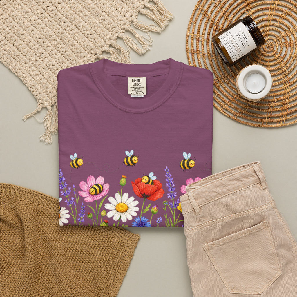 Wildflower Bee Garden T-Shirt