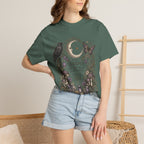 Whisper of the Wild T-Shirt — Moon, Raven & Mushroom Nature Graphic