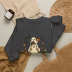 Halloween Pumpkin Ghost Crewneck Sweatshirt