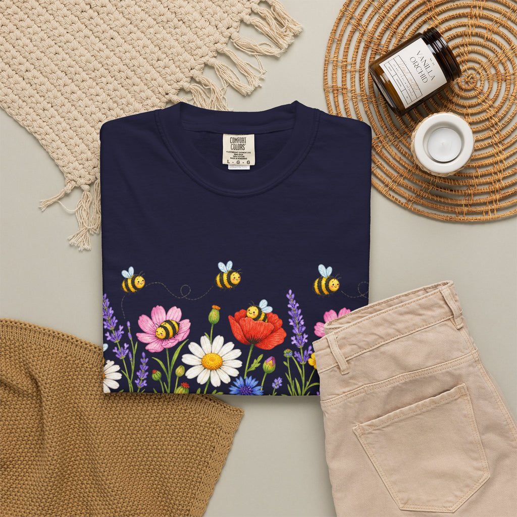 Wildflower Bee Garden T-Shirt