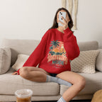 Honeymoon Mode Sweatshirt – Tropical Sunset Couples Crewneck