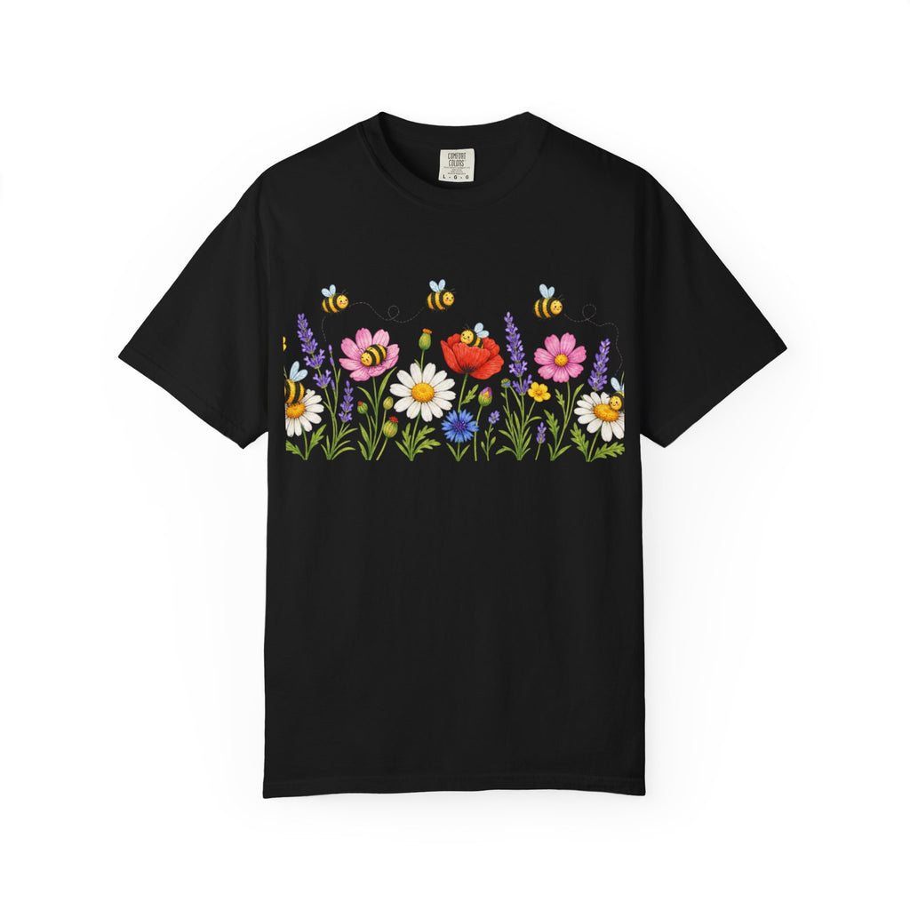 Wildflower Bee Garden T-Shirt