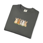Bunny Row T‑Shirt — Cute Watercolor Rabbits Graphic Tee