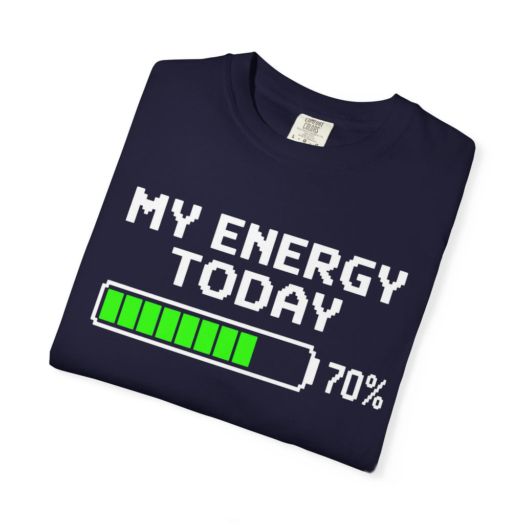 Loading Bar T-Shirt — Minimal Neon Green Progress Graphic Tee