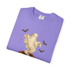 Halloween Ghost in Jack-O'-Lantern T-Shirt