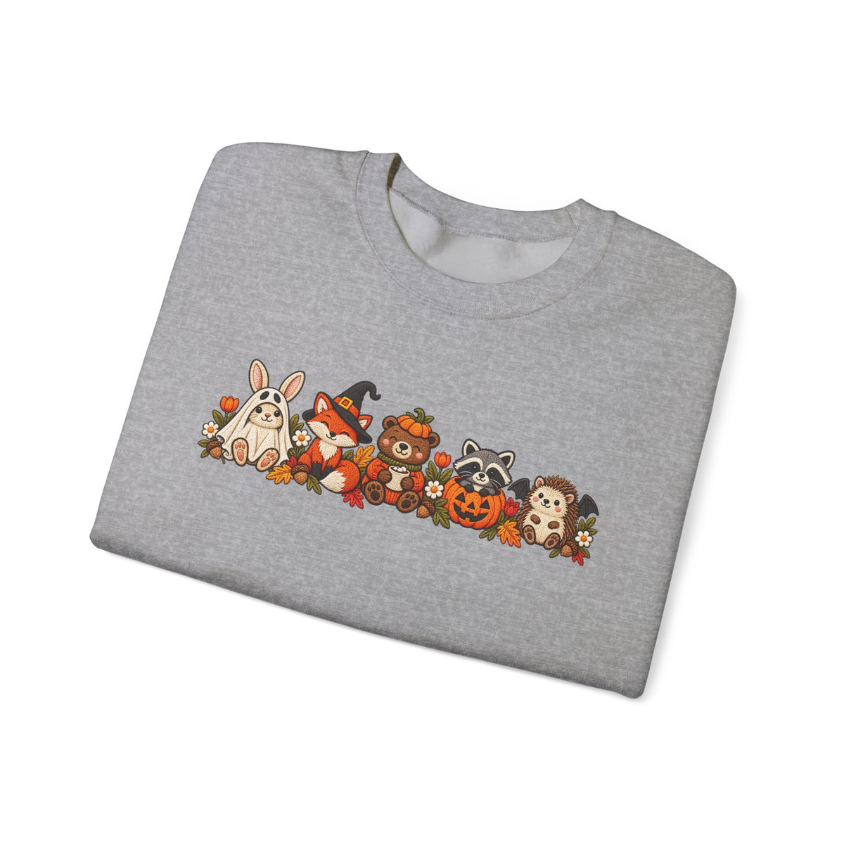 Cute Fall Animals Crewneck Sweatshirt