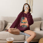 Honeymoon Mode Sweatshirt – Tropical Sunset Couples Crewneck