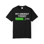 Loading Bar T-Shirt — Minimal Neon Green Progress Graphic Tee