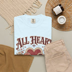 All Heart Vintage Floral Tee — "All Heart" Graphic T-Shirt