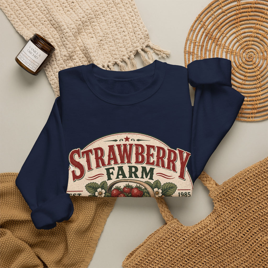 Strawberry Farm 'Picked With Love' Crewneck Sweatshirt