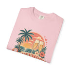 Honeymoon Mode T-Shirt — Tropical Sunset Couple Vacation Tee