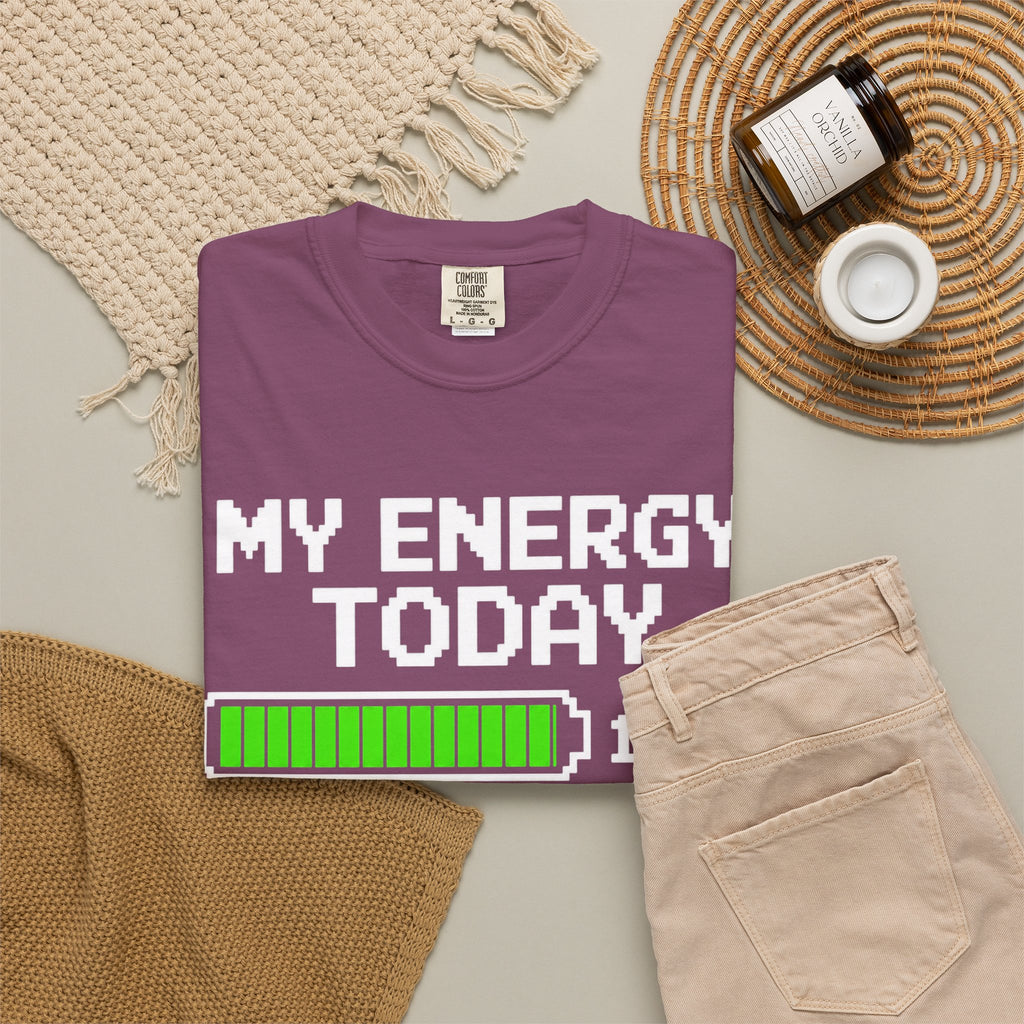 Minimal Neon Loading Bar T‑Shirt