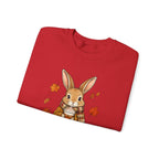 Autumn Bunny Sweatshirt – Cozy Fall Rabbit Holding Coffee