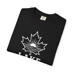 Lake Ontario T-Shirt — Retro Maple Leaf Sunset Graphic