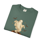 Halloween Ghost in Jack-O'-Lantern T-Shirt