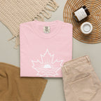 Lake Ontario T-Shirt — Retro Maple Leaf Sunset Graphic