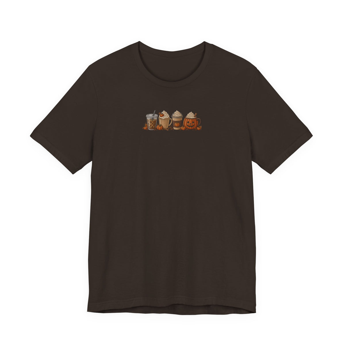 Coffee Crew Cute Graphic Tee — Espresso, Latte & Mocha Cartoon Shirt