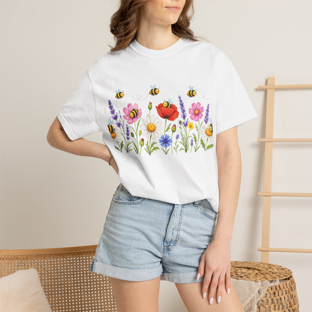 Wildflower Bee Garden T-Shirt