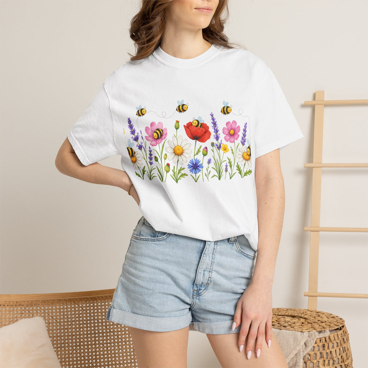 Wildflower Bee Garden T-Shirt