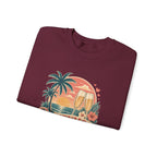 Honeymoon Mode Sweatshirt – Tropical Sunset Couples Crewneck