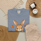 Autumn Bunny Tee — Cozy Fall Rabbit with Scarf & Hot Cocoa