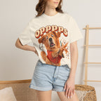 Oops Puppy T-Shirt — Cute Dog Spilling Coffee Graphic Tee