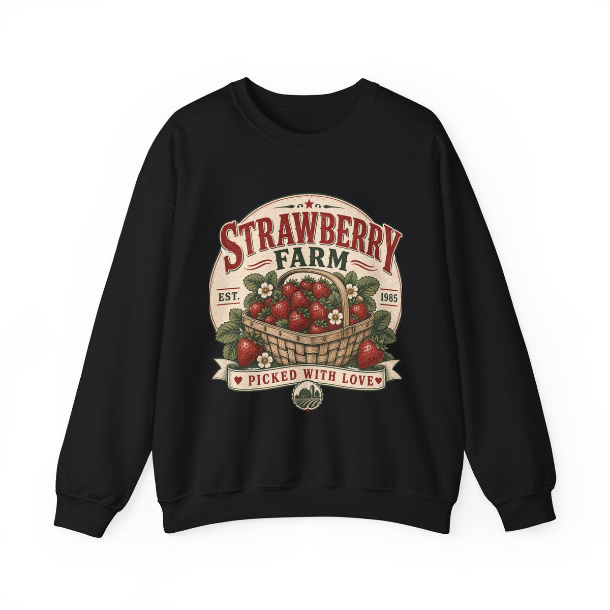Strawberry Farm 'Picked With Love' Crewneck Sweatshirt