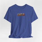 Coffee Crew Cute Graphic Tee — Espresso, Latte & Mocha Cartoon Shirt