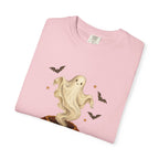 Halloween Ghost in Jack-O'-Lantern T-Shirt