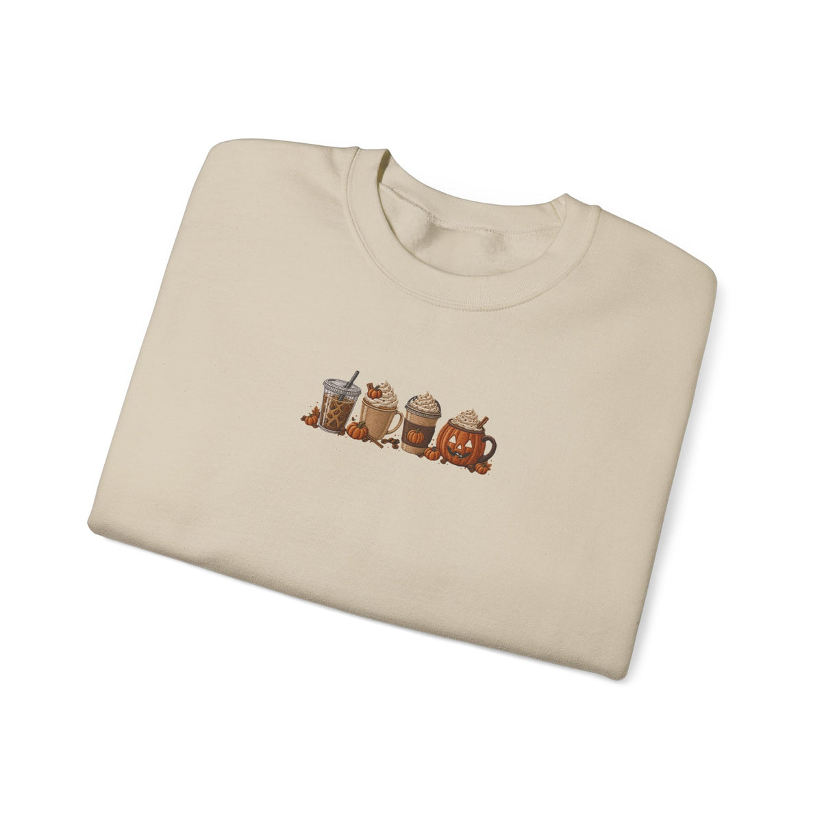 Cozy Camping Crewneck Sweatshirt — Niedliches Cartoon-Lagerfeuer-Freunde-Design