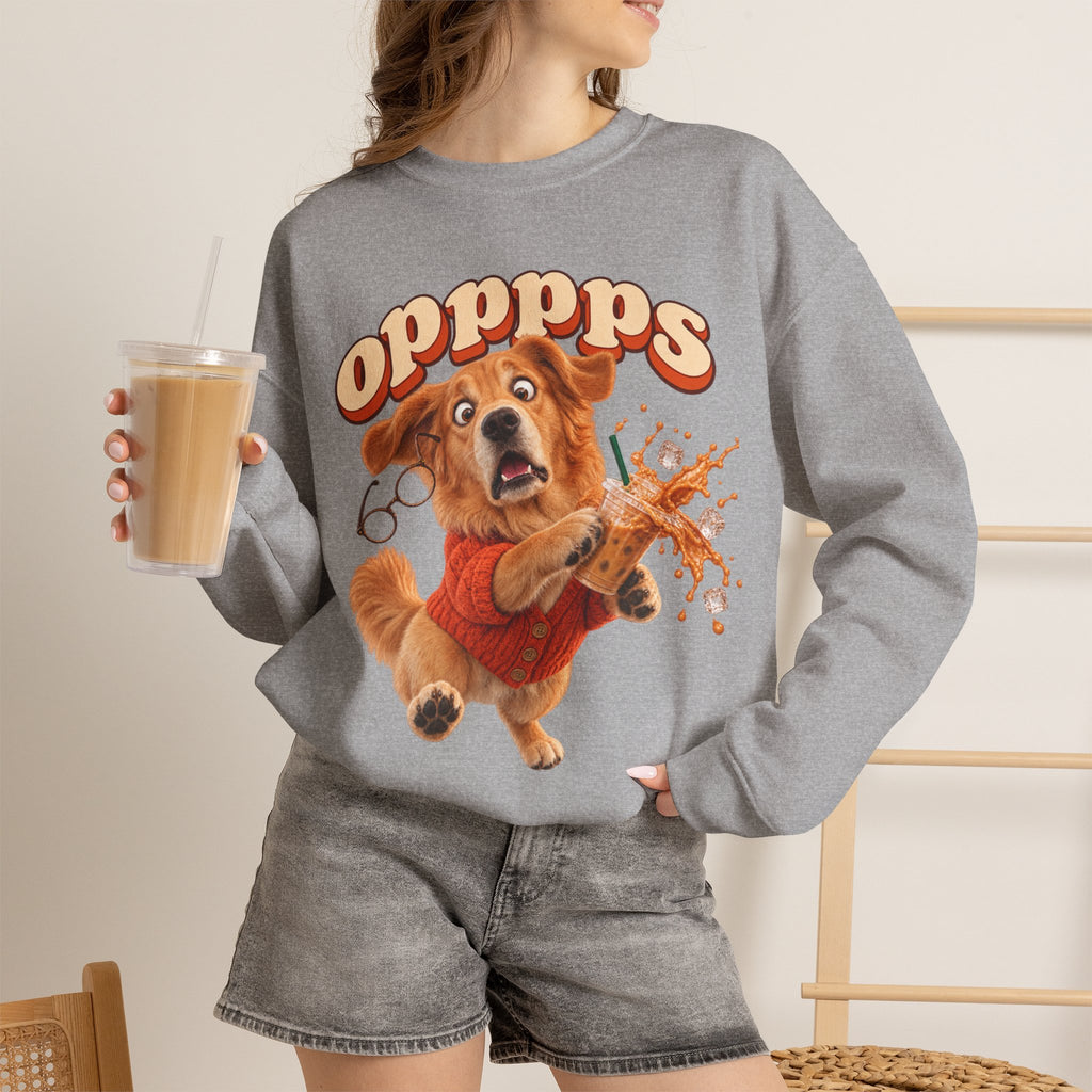 Oops! Puppy Mess Graphic Sweatshirt