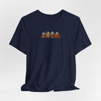 Coffee Crew Cute Graphic Tee — Espresso, Latte & Mocha Cartoon Shirt