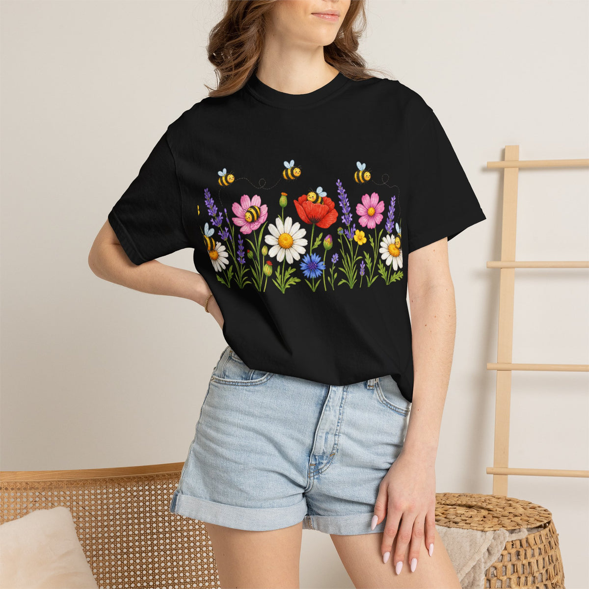 Wildflower Bee Garden T-Shirt